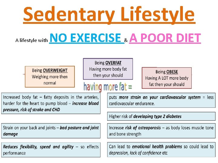 IDENTIFY the 4 lifestyle factors 4 DESCRIBE 2