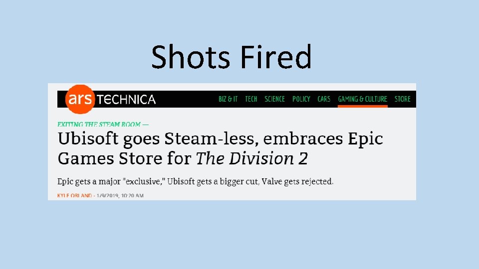 Shots Fired 