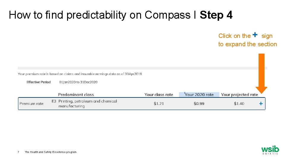 How to find predictability on Compass I Step 4 Click on the + sign