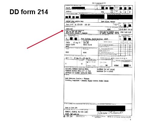 DD form 214 