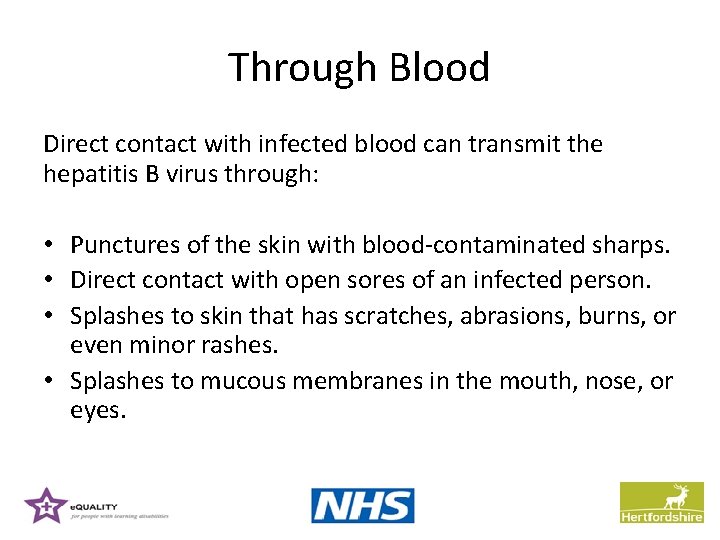 Hepatitis B Training information for support workers What