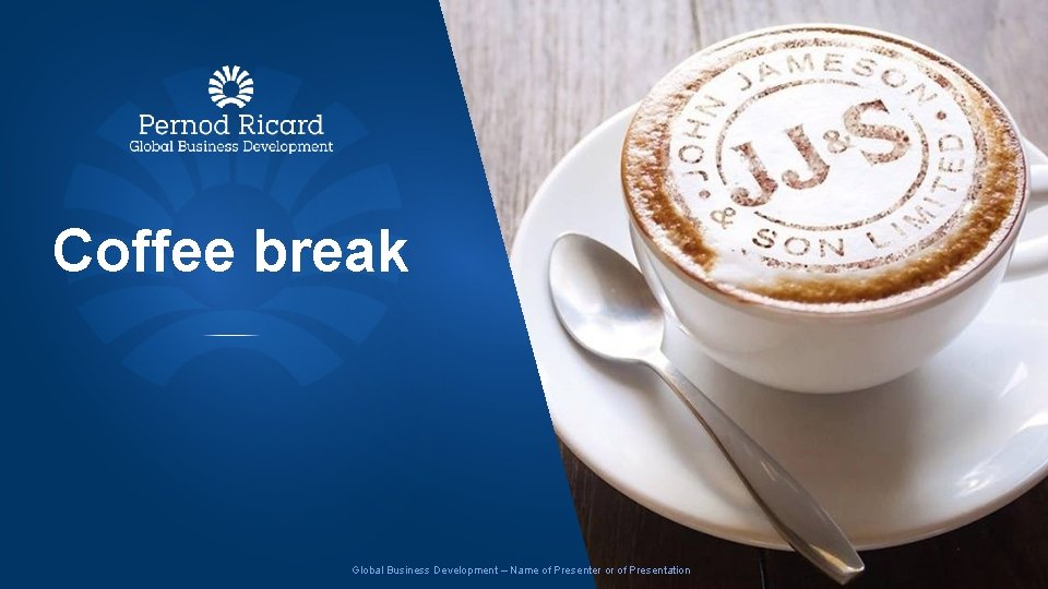 Coffee break Global Business Development – Name of Presenter or of Presentation 