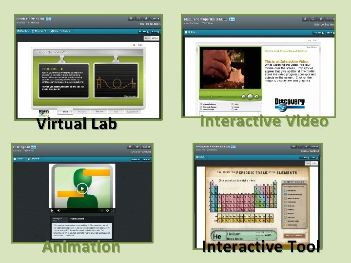 Virtual Lab Interactive Video Animation Interactive Tool 