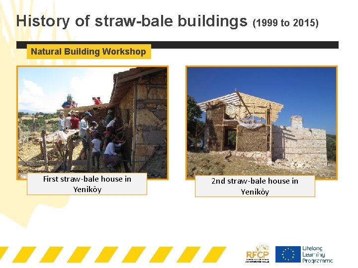 History of straw-bale buildings (1999 to 2015) Natural Building Workshop First straw-bale house in