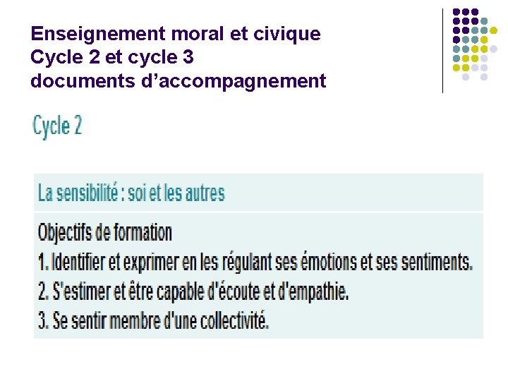 Enseignement moral et civique Cycle 2 et cycle 3 documents d’accompagnement 