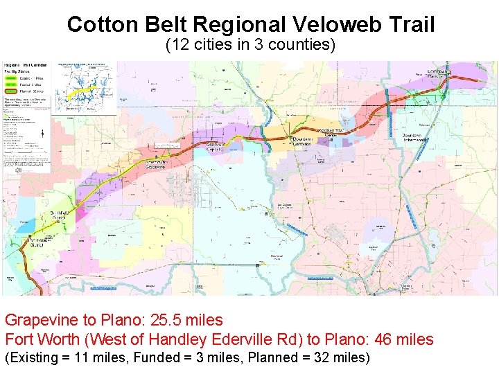 Cotton Belt Regional Veloweb Trail (12 cities in 3 counties) 12 Grapevine to Plano: