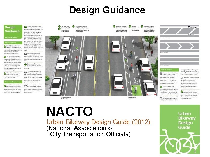 Design Guidance NACTO Urban Bikeway Design Guide (2012) (National Association of City Transportation Officials)