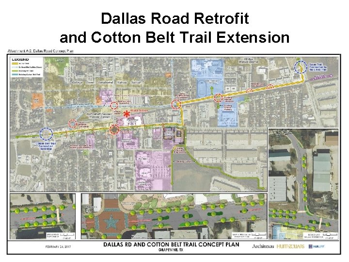 Dallas Road Retrofit and Cotton Belt Trail Extension 
