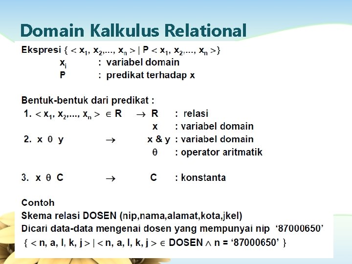 Domain Kalkulus Relational 