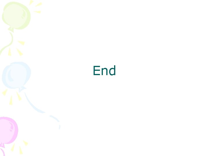 End 
