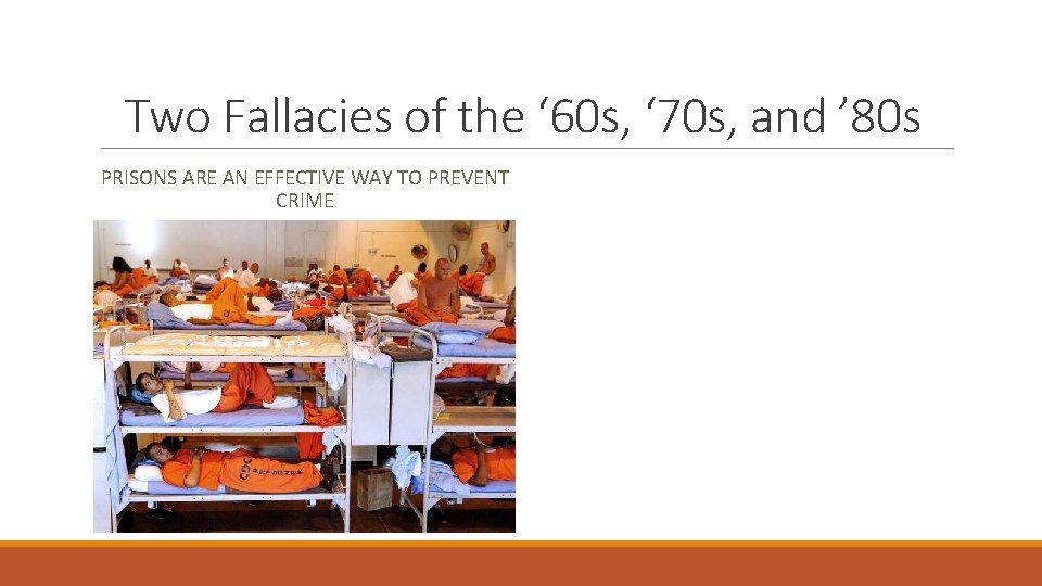 Two Fallacies of the ‘ 60 s, ‘ 70 s, and ’ 80 s