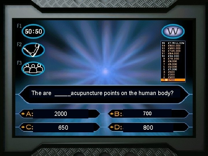 The are _____acupuncture points on the human body? 2000 700 650 800 