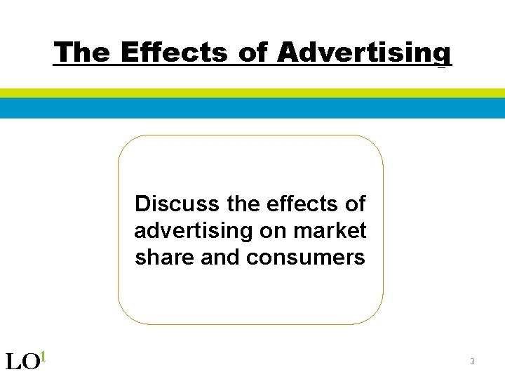 The Effects of Advertising Discuss the effects of advertising on market share and consumers