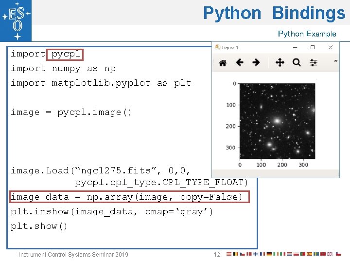 Python Bindings Python Example import pycpl import numpy as np import matplotlib. pyplot as