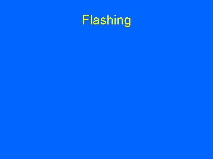 Flashing 