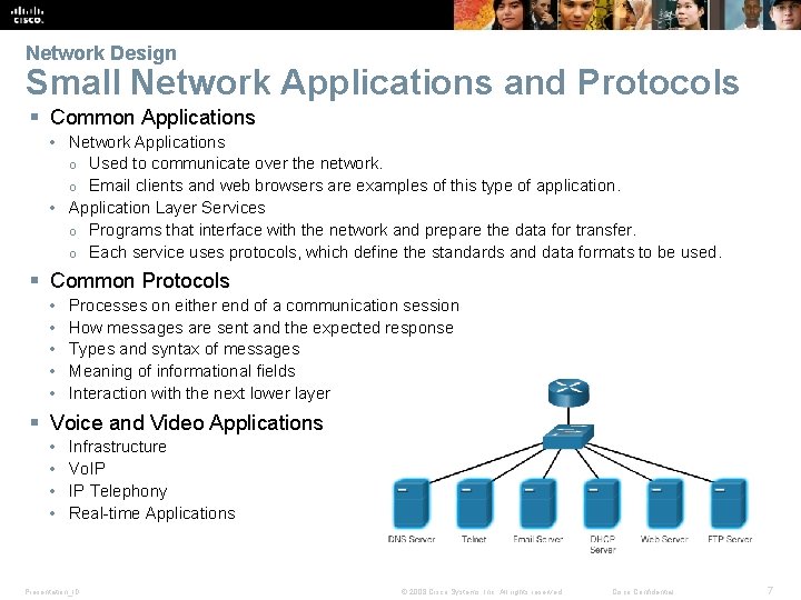 Instructor Materials Chapter 11 Build a Small Network