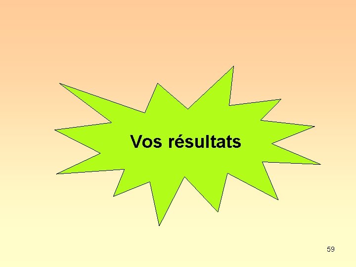 Vos résultats 59 