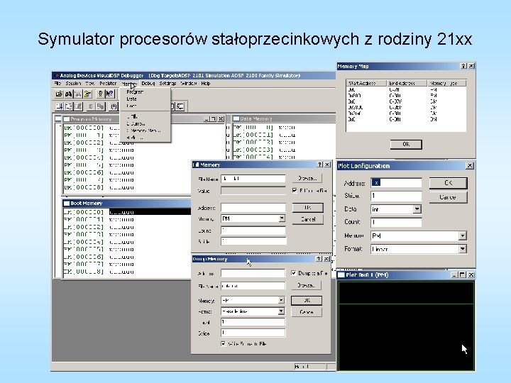 Symulator procesorów stałoprzecinkowych z rodziny 21 xx 