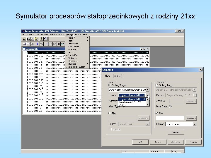 Symulator procesorów stałoprzecinkowych z rodziny 21 xx 