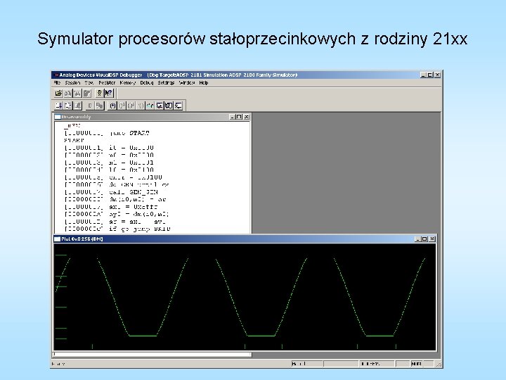 Symulator procesorów stałoprzecinkowych z rodziny 21 xx 