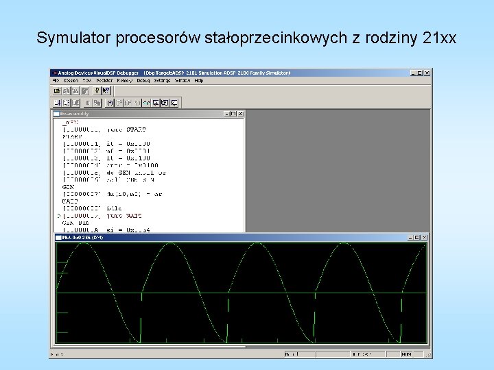 Symulator procesorów stałoprzecinkowych z rodziny 21 xx 