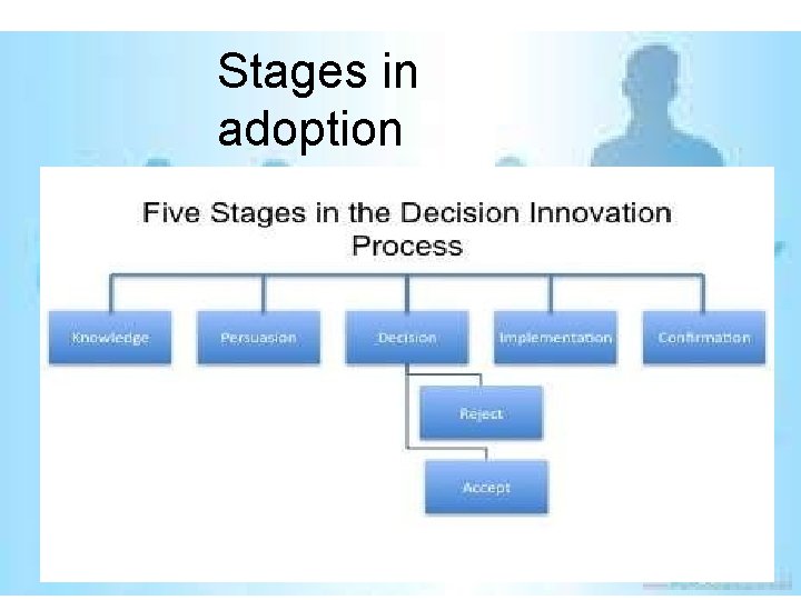 Stages in adoption Stages in adoption