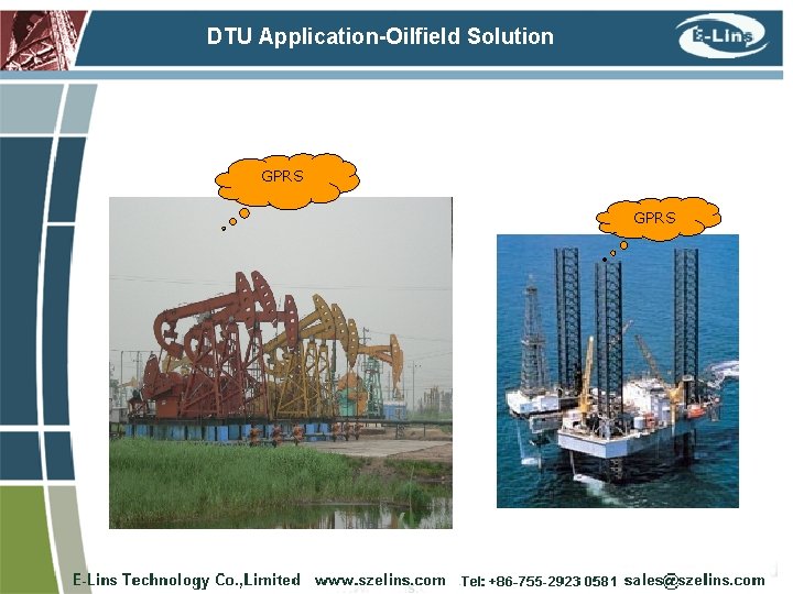 DTU Application-Oilfield Solution GPRS 