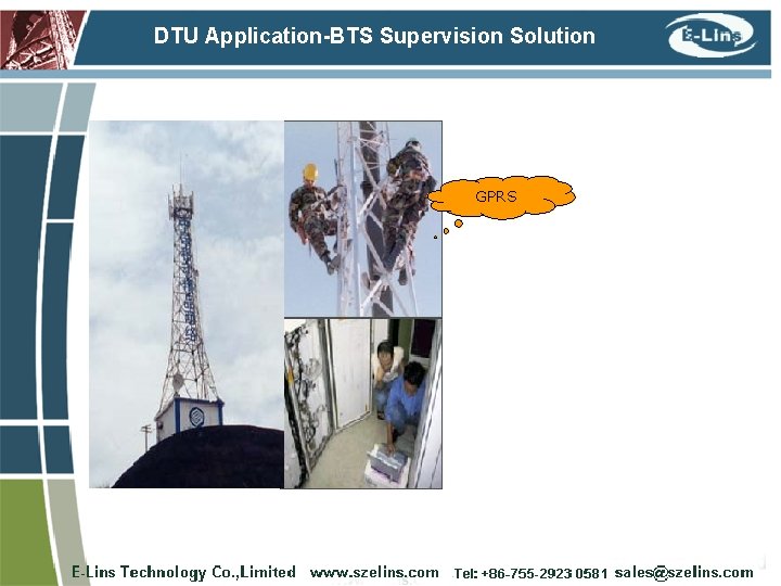 DTU Application-BTS Supervision Solution GPRS 