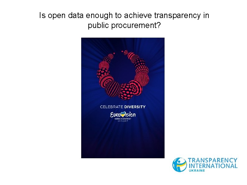 Is open data enough to achieve transparency in public procurement? 