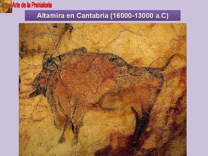 Altamira en Cantabria (16000 -13000 a. C) 