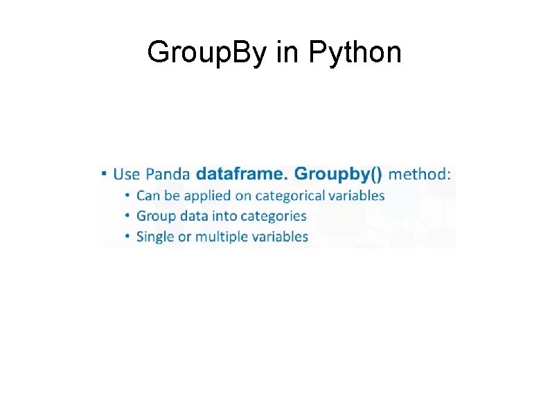 Group. By in Python Group. By in Python