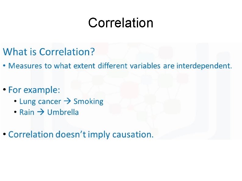 Correlation Correlation