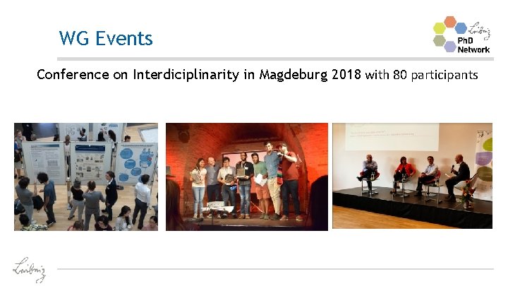 WG Events Conference on Interdiciplinarity in Magdeburg 2018 with 80 participants 