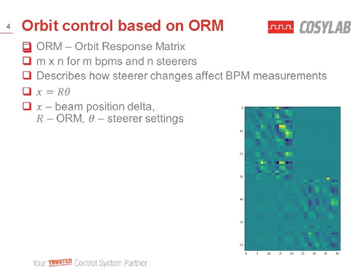 4 Orbit control based on ORM q 