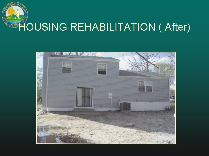 HOUSING REHABILITATION ( After) 