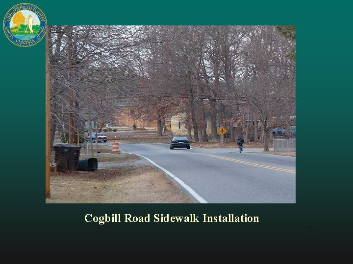 Cogbill Road Sidewalk Installation 1 