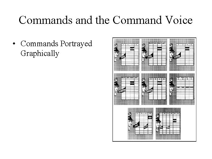 Commands and the Command Voice • Commands Portrayed Graphically 