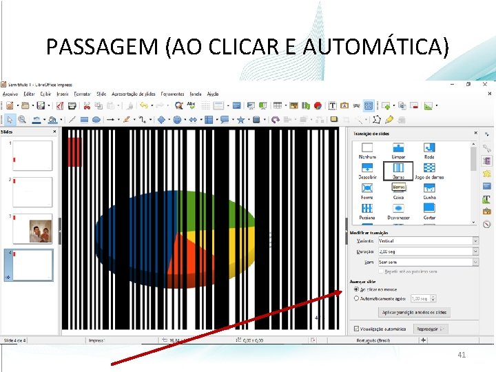 PASSAGEM (AO CLICAR E AUTOMÁTICA) 41 