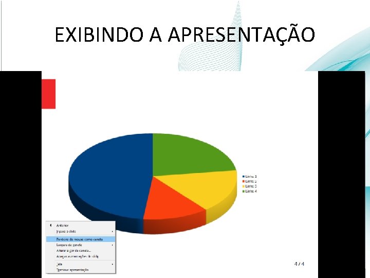 EXIBINDO A APRESENTAÇÃO 45 