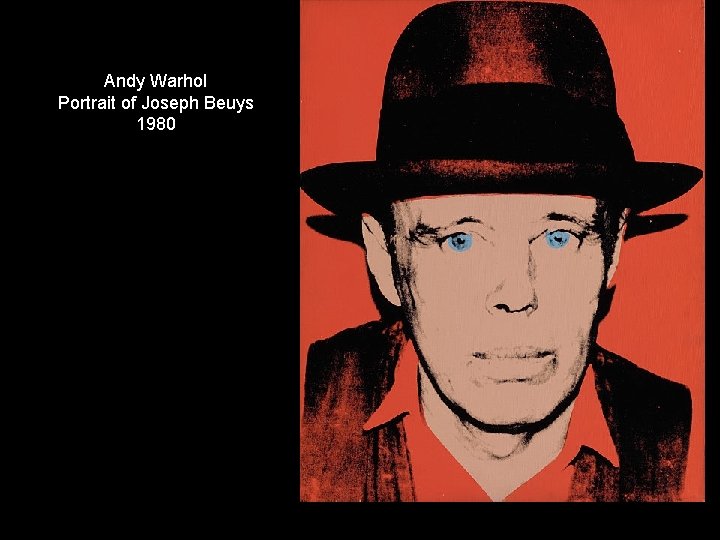 Andy Warhol Portrait of Joseph Beuys 1980 Gustave Caillebotte, Rue Halevy, 1878 