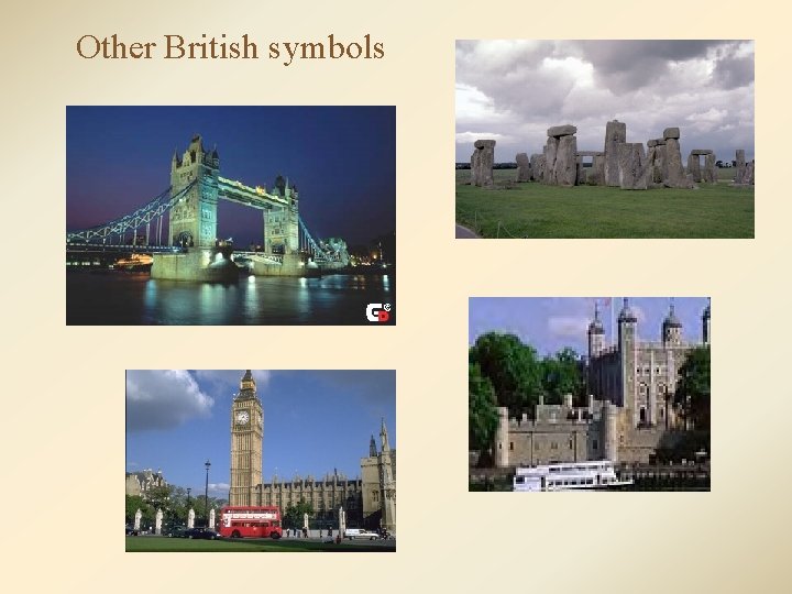 Other British symbols 