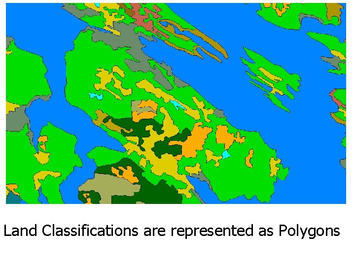 Topic Three Land Classifications are represented as Polygons Topic Three Land Classifications are represented as Polygons