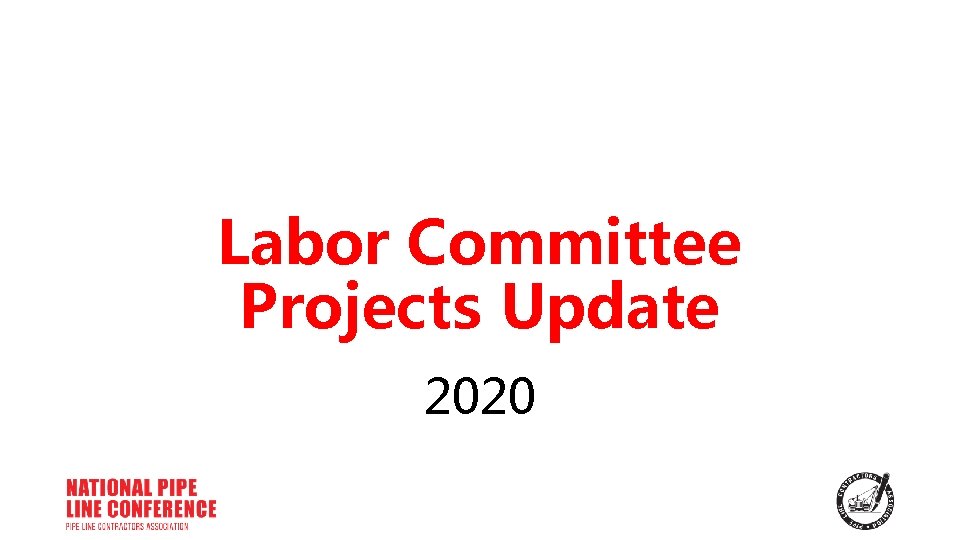 Labor Committee Projects Update 2020 