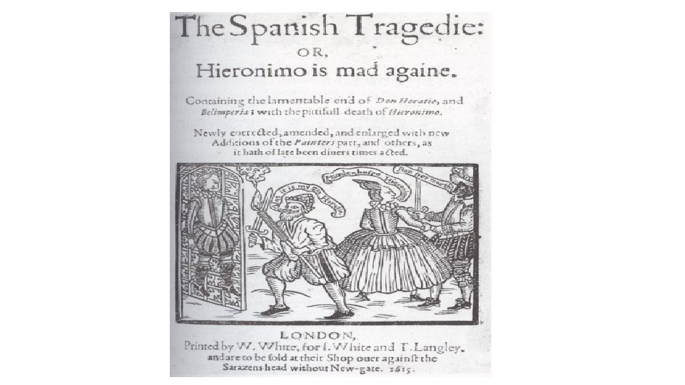 An Introduction to Tragedy Elizabethan Jacobean Revenge Tragedy