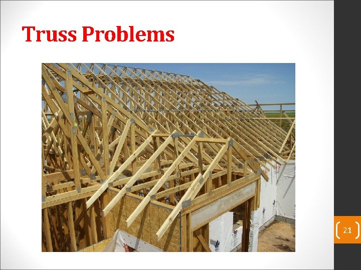 Truss Problems 21 