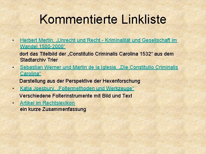 Kommentierte Linkliste • • Herbert Mertin, „Unrecht und Recht - Kriminalität und Gesellschaft im