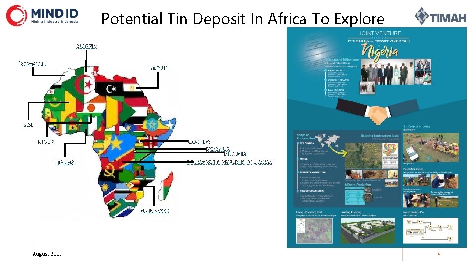 Potential Tin Deposit In Africa To Explore ALGERIA MOROCCO EGYPT MALI NIGER UGANDA RWANDA