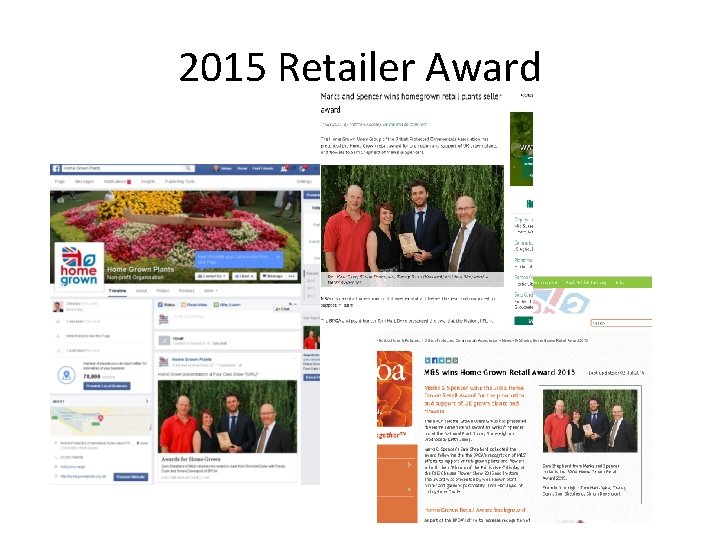 2015 Retailer Award 