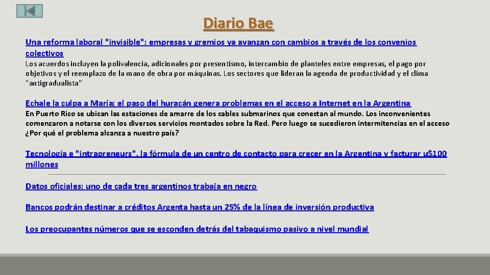 Diario Bae Una reforma laboral "invisible": empresas y gremios ya avanzan con cambios a