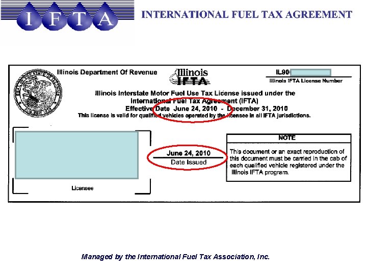 Managed by the International Fuel Tax Association, Inc. 